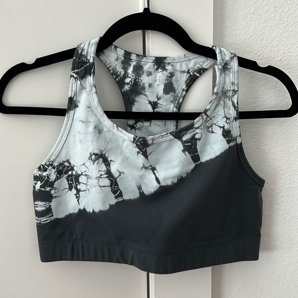 Electric & Rose tie dye crop top